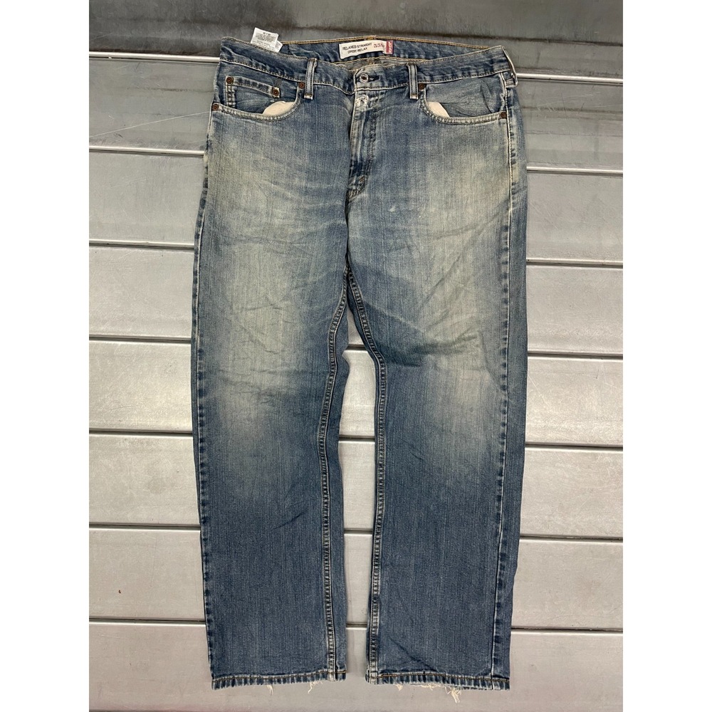 Levis 559 Jeans Mens‎ 36x30 Blue Medium Wash Relaxed Straight Fit 100% Cotton
